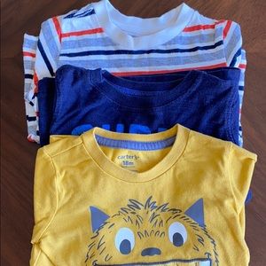 Little boys shirts- size 18 month, brands vary